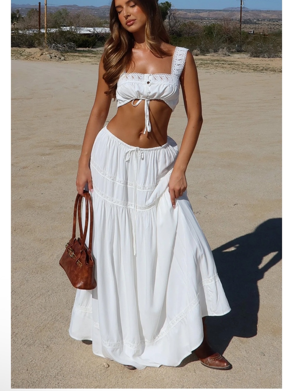 White Fox - Keep It Loud Maxi Skirt set